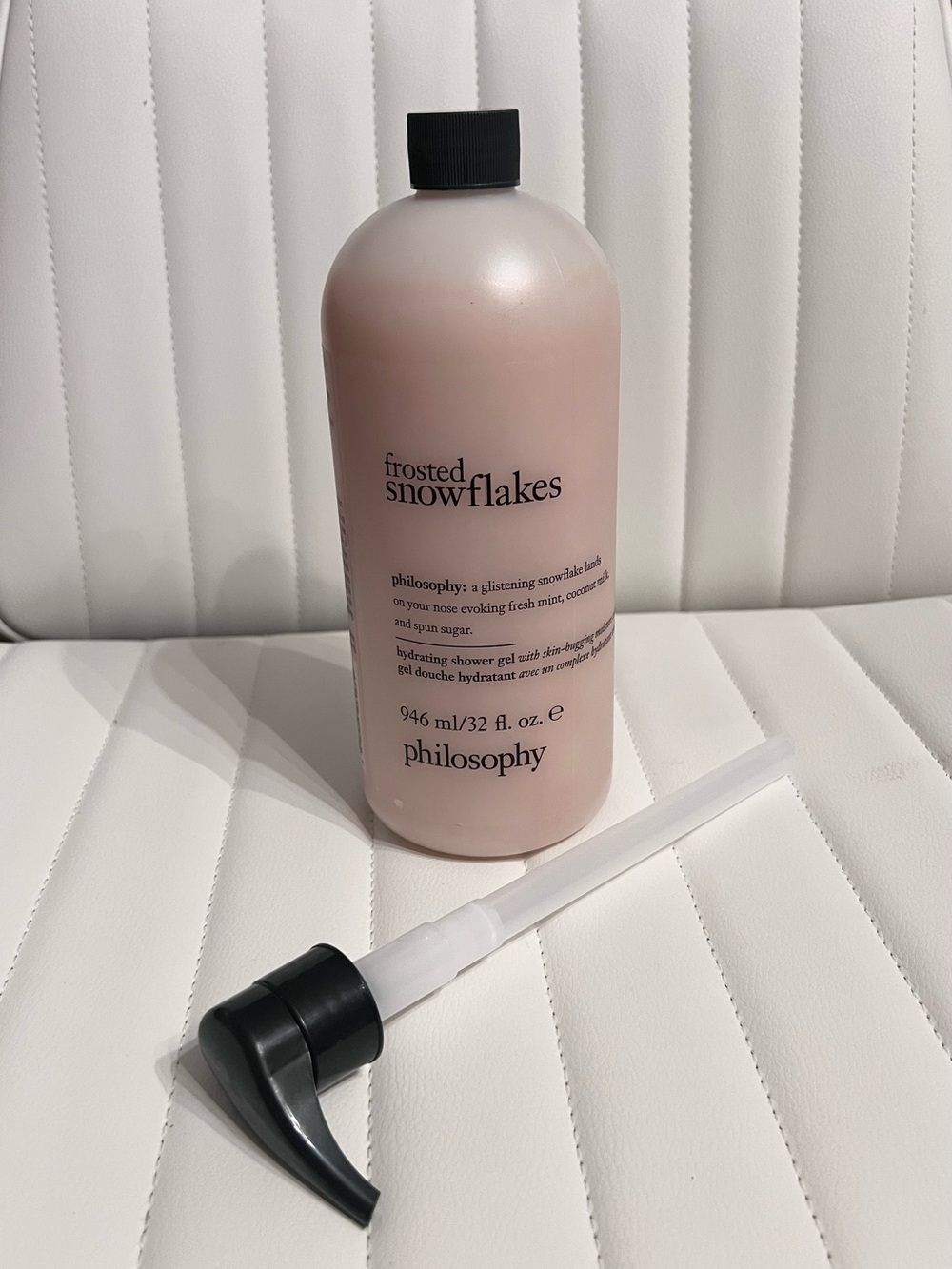 Philosophy Frosted Snowflakes Hydrating Shower Gel with Pump - Sealed 32oz